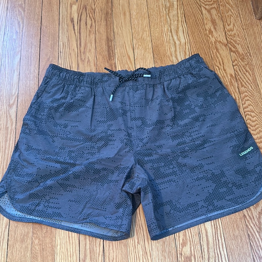 Legends Black and grey Men's Shorts